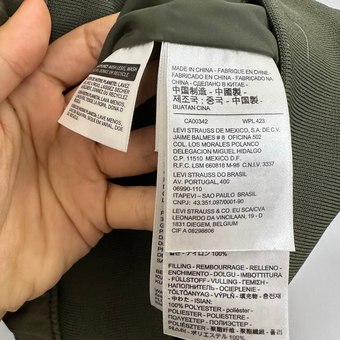   리바이스 남자 누빔 패딩 M 상품이미지9