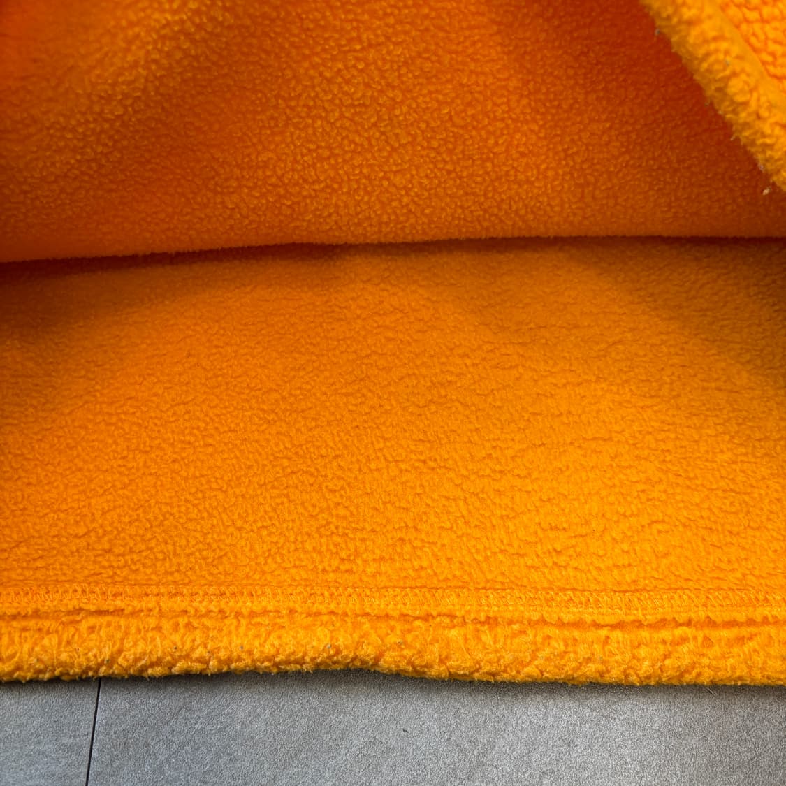 90s  L.L.bean 90년대 생산 엘엘빈 오렌지 플리스 자켓  상품이미지7