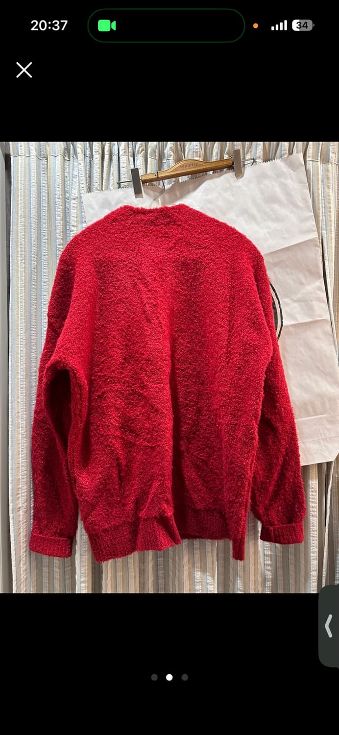 리바이스 버건디 가디건 상품이미지3