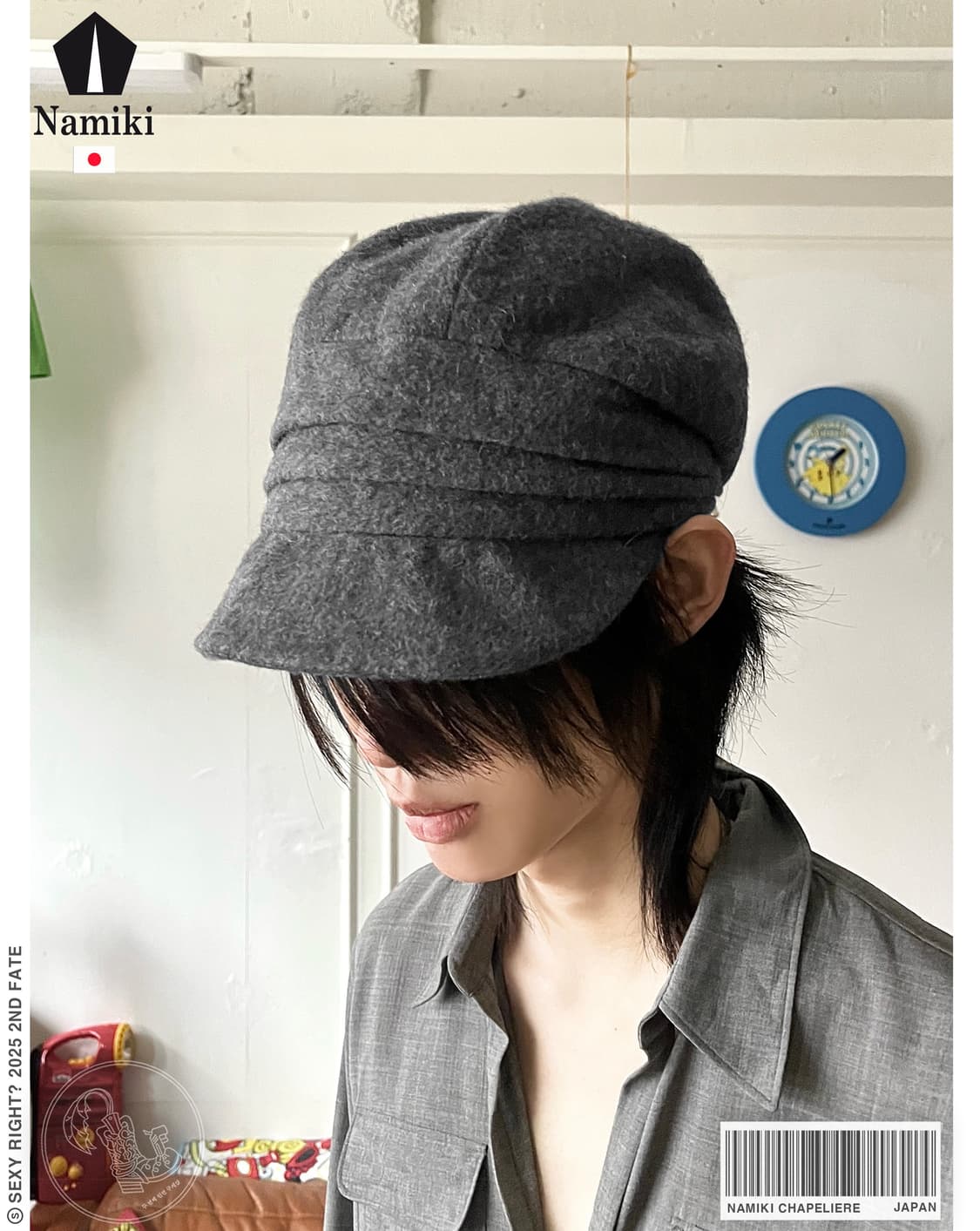 NAMIKI chapelière Japan Old Drape Cap 상품이미지1