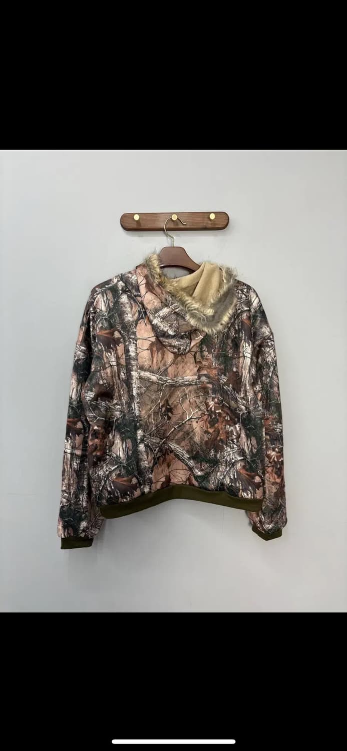 빈티지 y2k 리얼트리패턴 후드집업 H1302 상품이미지4