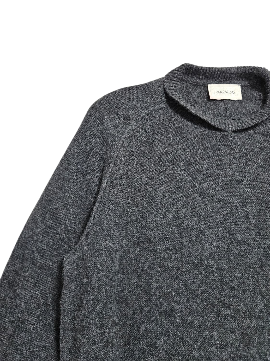 우마뭉 크루넥 울니트 차콜 상품이미지6