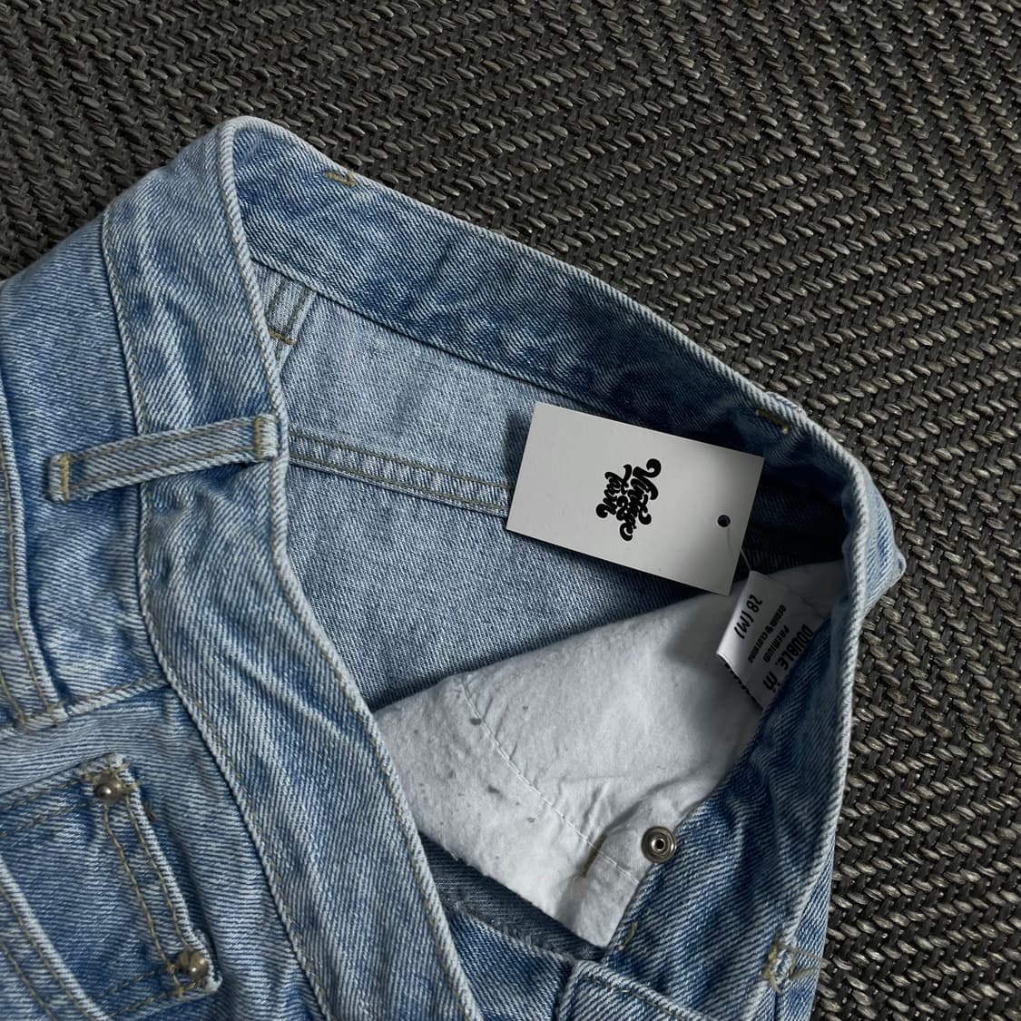 빈티지 우먼스 커팅 데님 숏 팬츠o 4090 상품이미지5