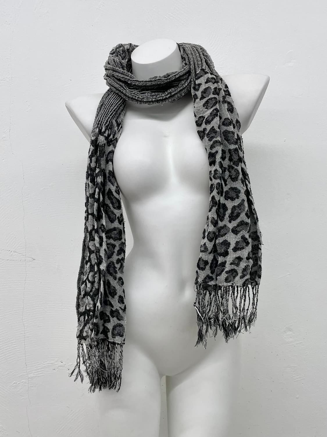 펑크 레오파드 수술 머플러  상품이미지2