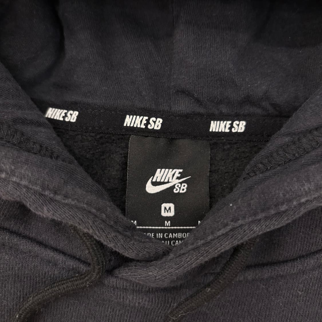 나이키 Sb 빅로고 블랙 후드티 상품이미지3