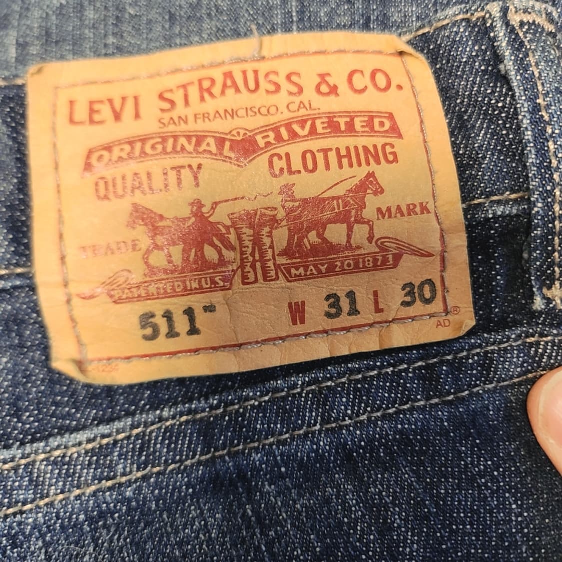 [31] 리바이스 USA 511 청바지 데님 팬츠 상품이미지3