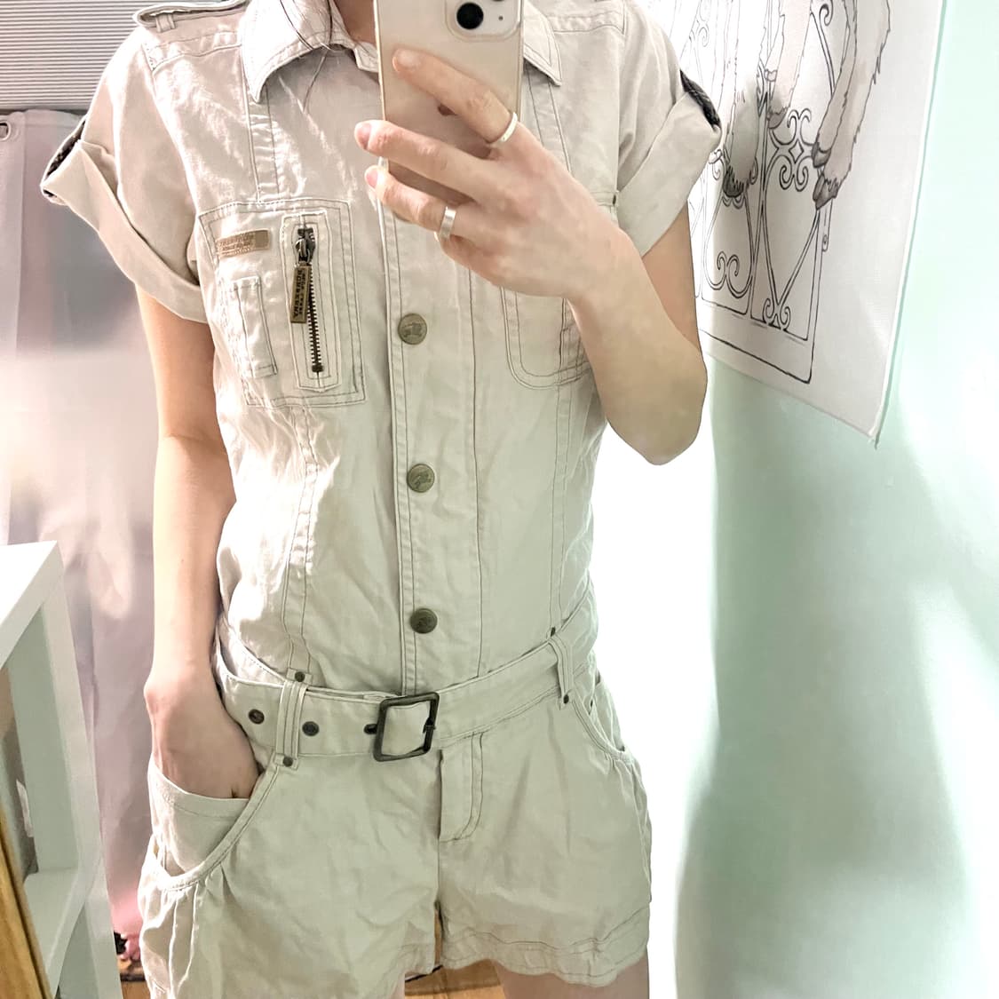 버버리 블루라벨 사파리 점프수트  상품이미지7