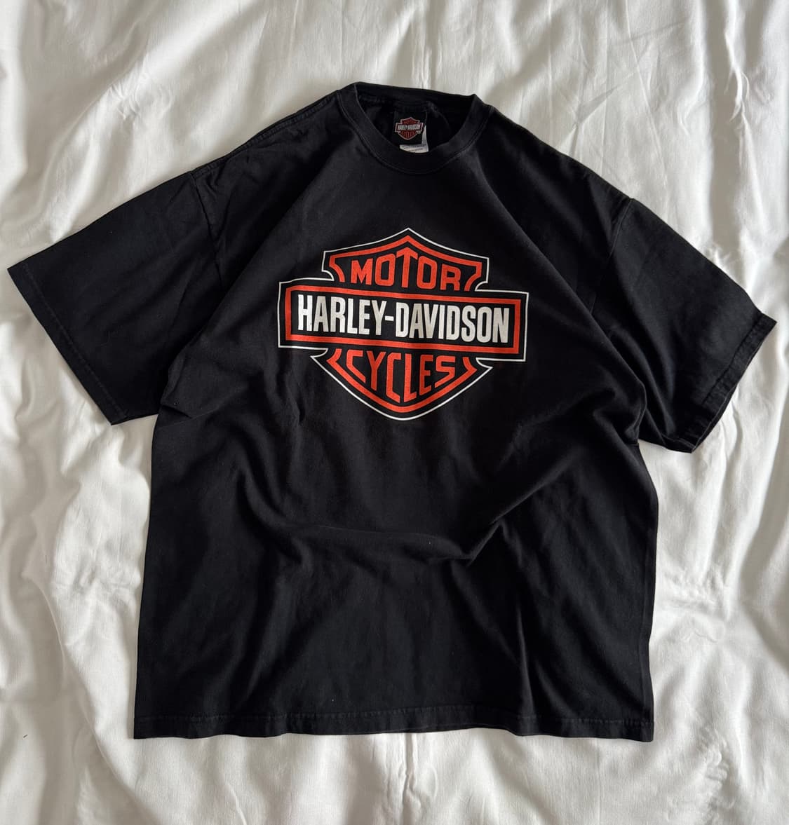 [XL] 90s-00s 빈티지 할리데이비슨 실드 로고 티셔츠 상품이미지1