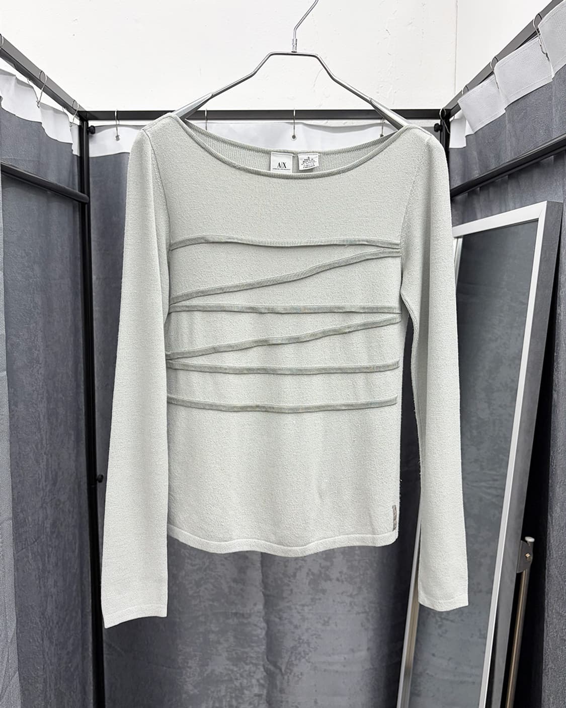 아르마니 익스체인지 파이핑 롱슬리브 니트 상품이미지1