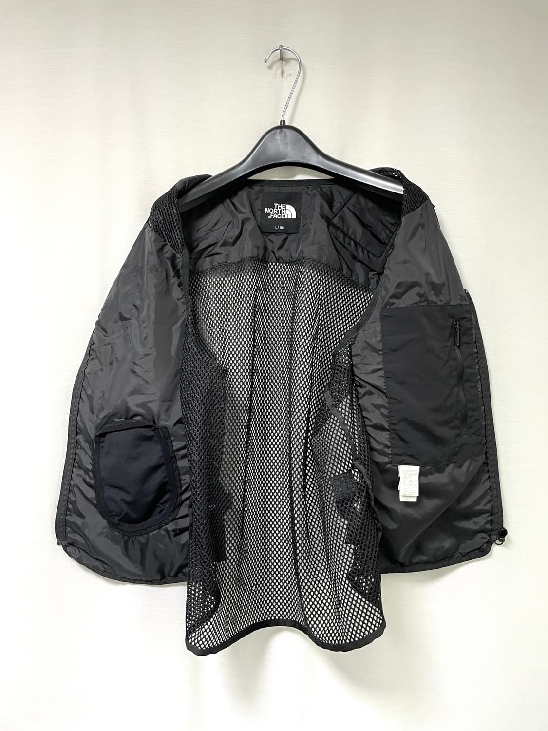 노스페이스 기어메쉬 유틸리리 조끼 100 L _ 블랙 (등산 낚시 배달 상품이미지6