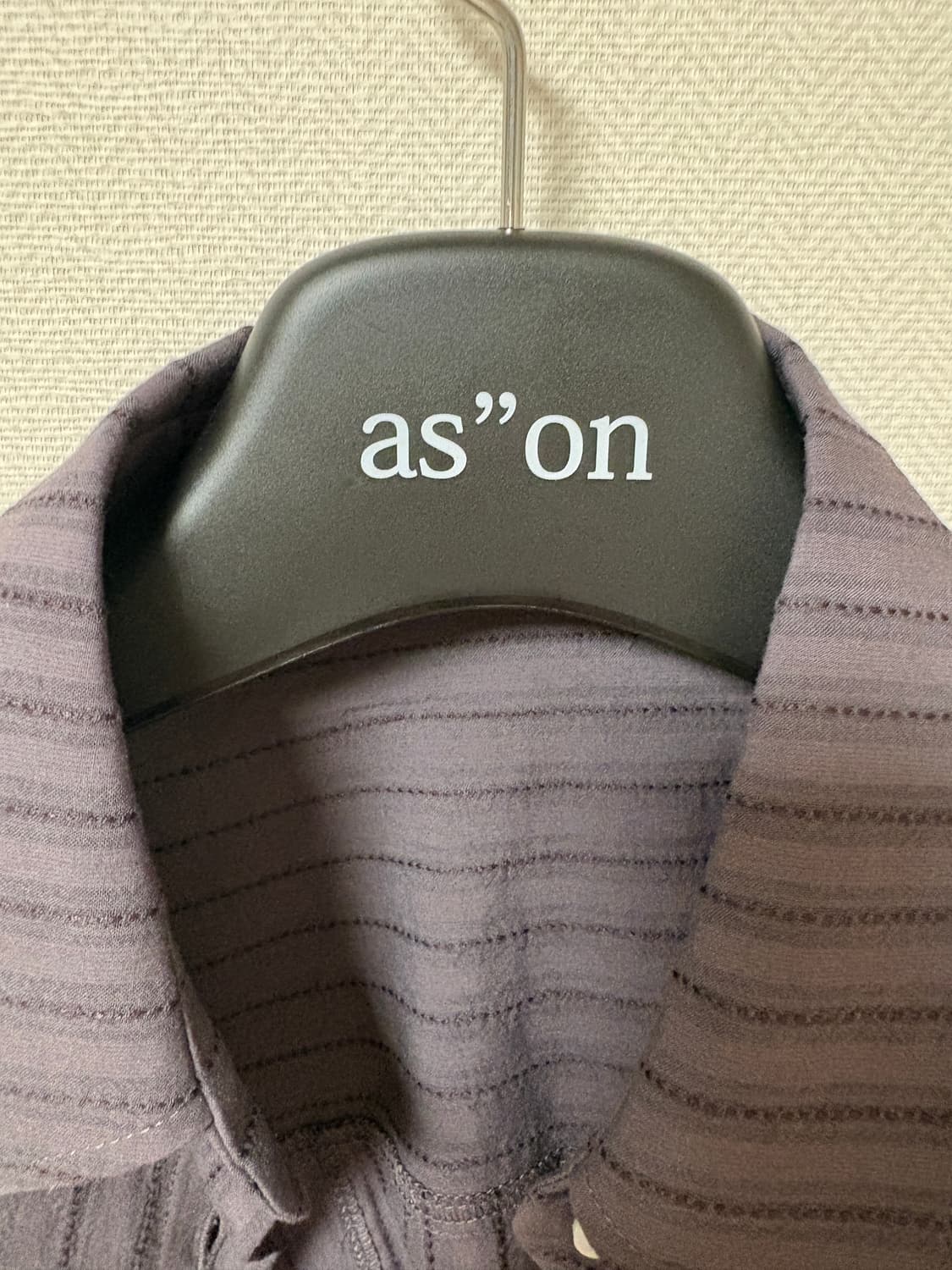 ASON NIKO CORSET SHIRT / DARK-PURPLE 상품이미지6