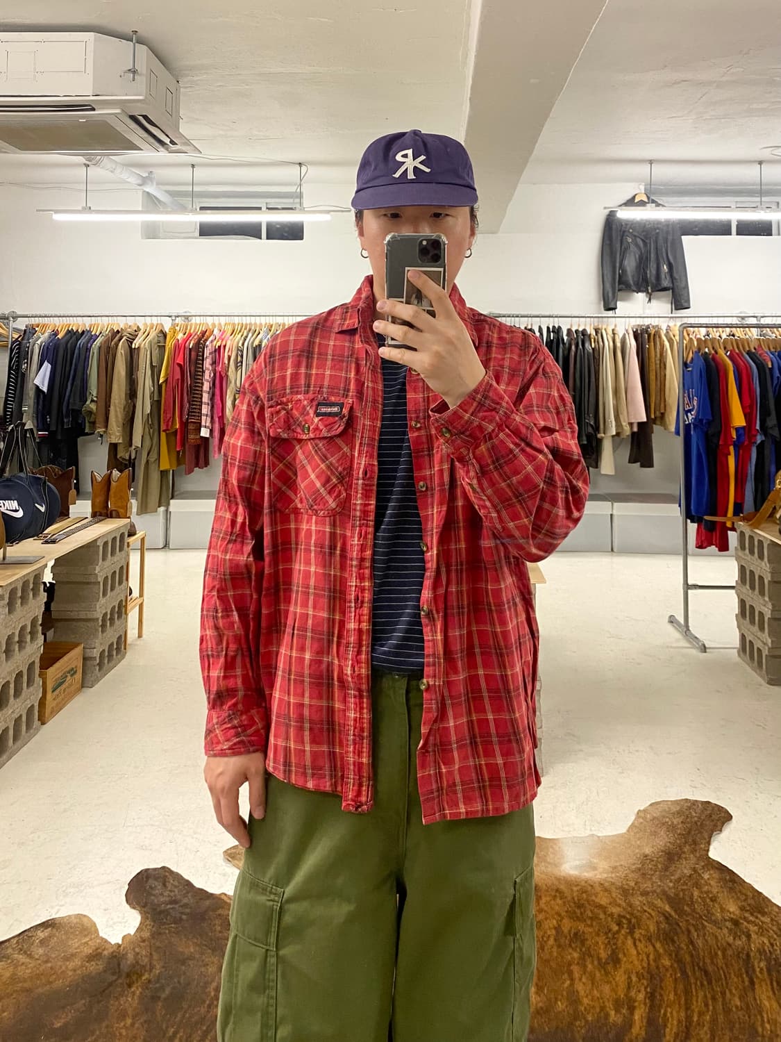 DICKIES flannel check shirts 디키즈 플란넬 셔츠 상품이미지1