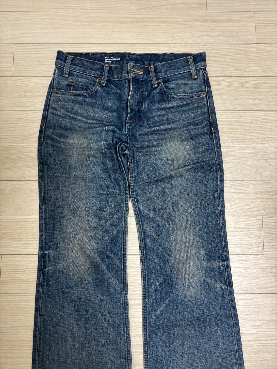 셀린 부츠컷 데님 팬츠 27 상품이미지3