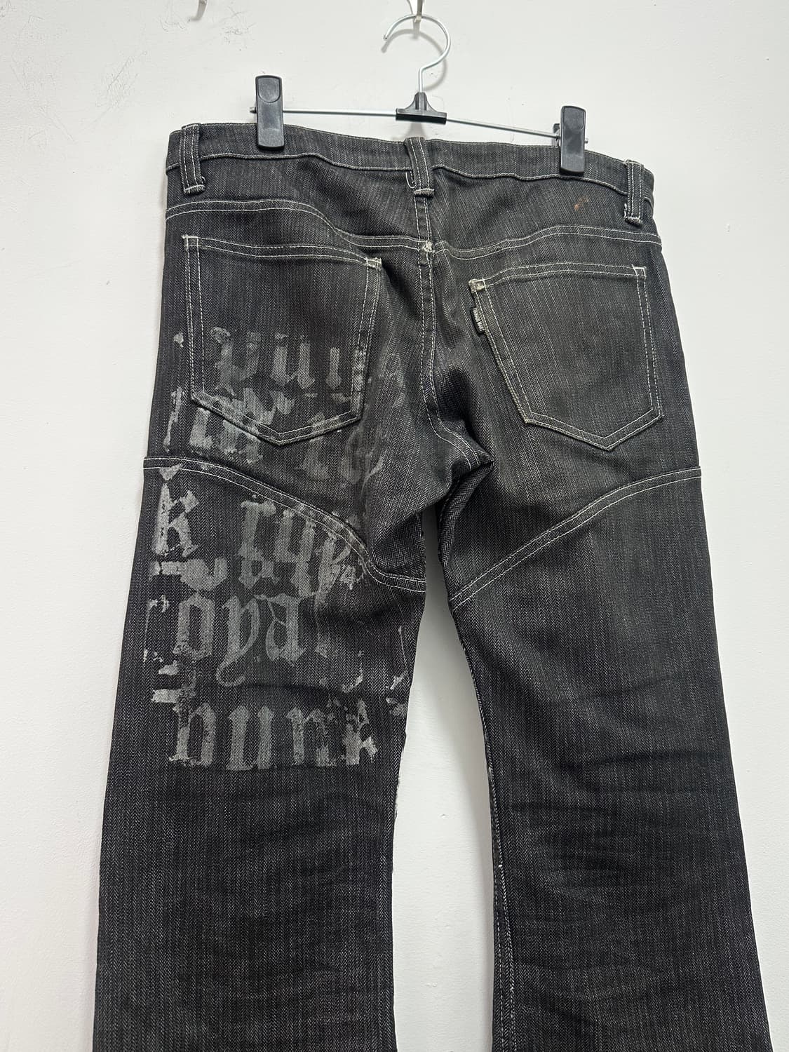 Tornado Mart 00s lace up flare cut denim 상품이미지9