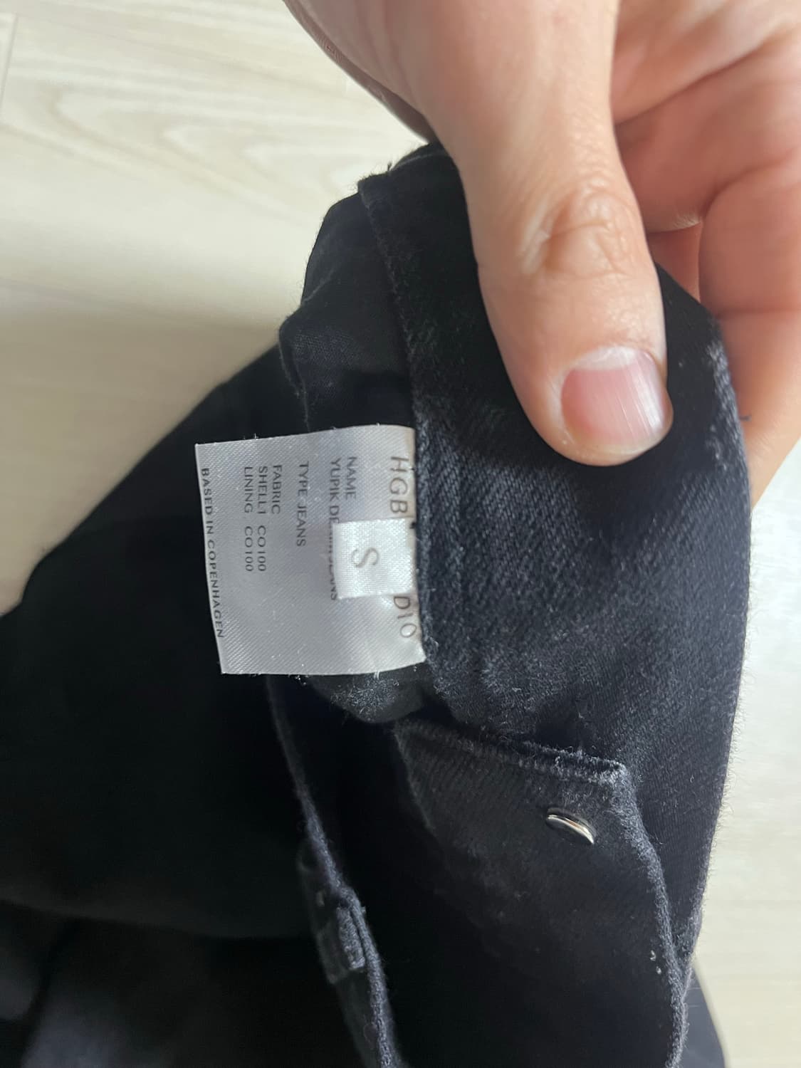 [HGBB STUDIO] YUPIK DENIM JEANS (BLACK) 상품이미지8