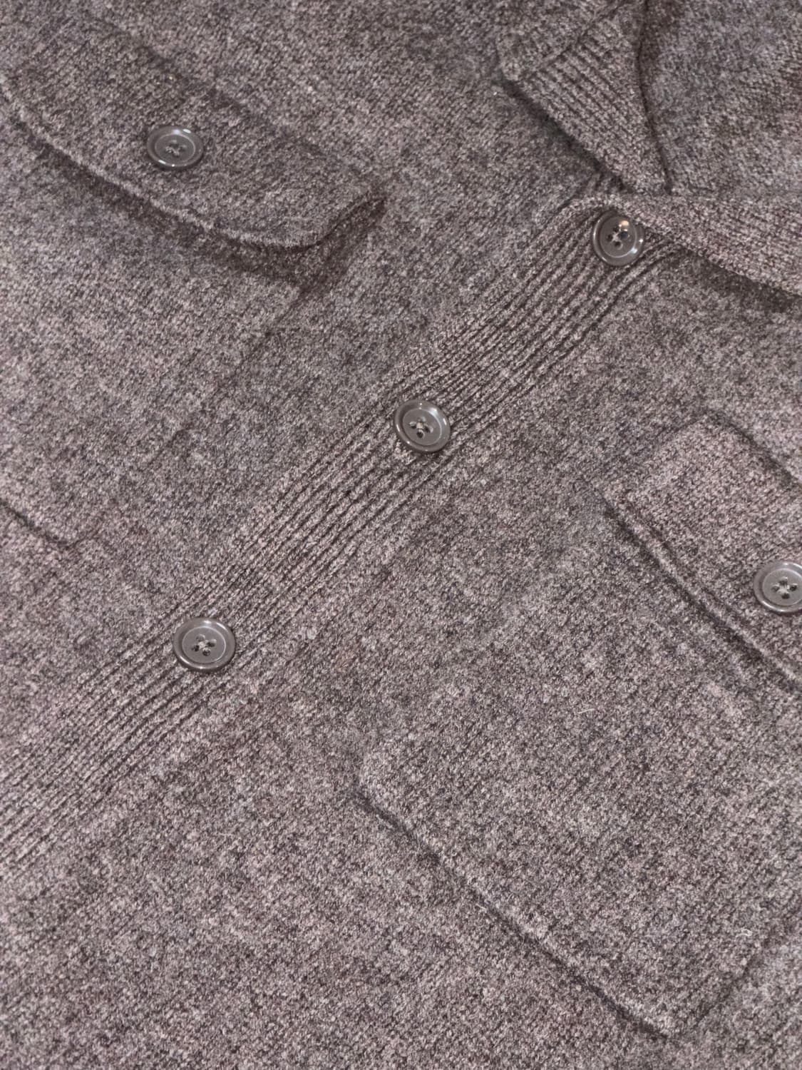 유니클로 U라인 브라운 차콜색 가디건 XL 상품이미지2