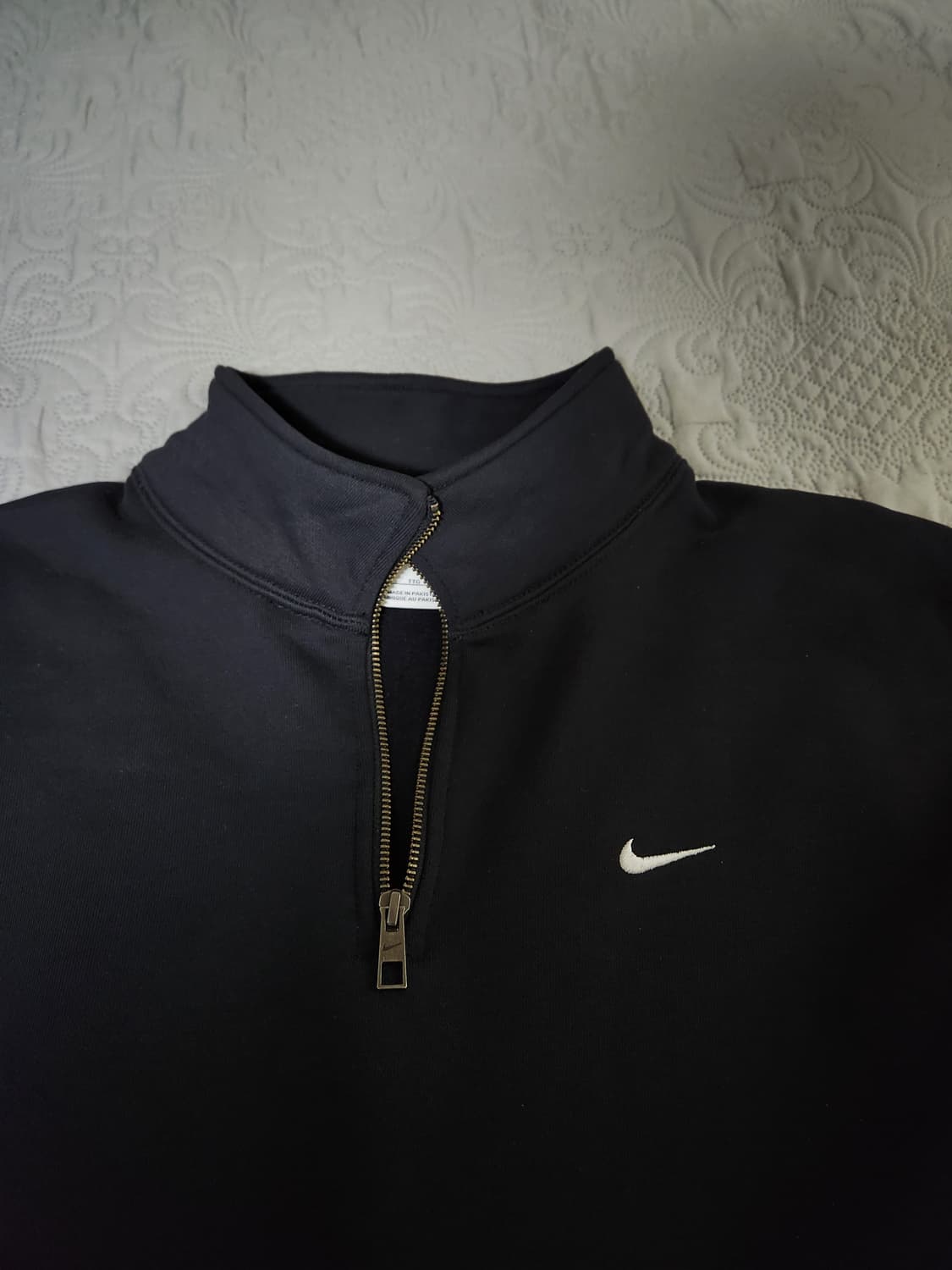 나이키 솔로 스우시 쿼터집업 블랙 색상 XXL 상품이미지2