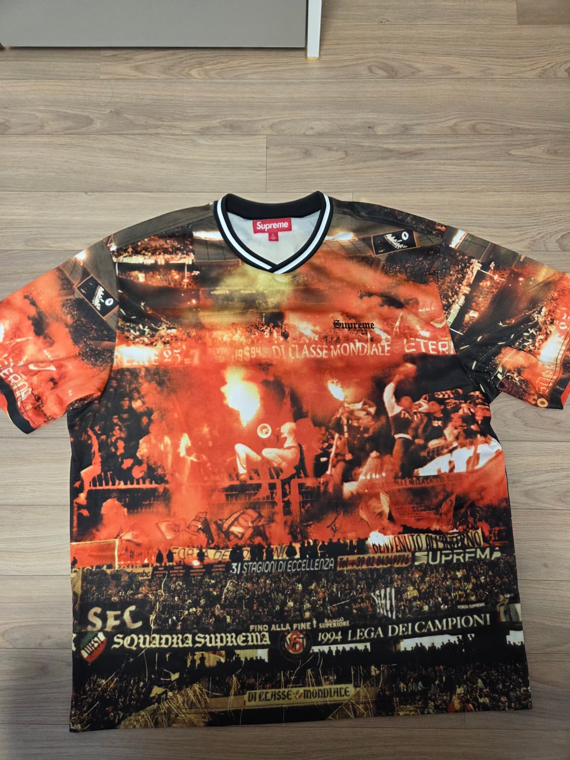 슈프림 빈치 페르 노이 사커 저지 멀티컬러 L 상품이미지3