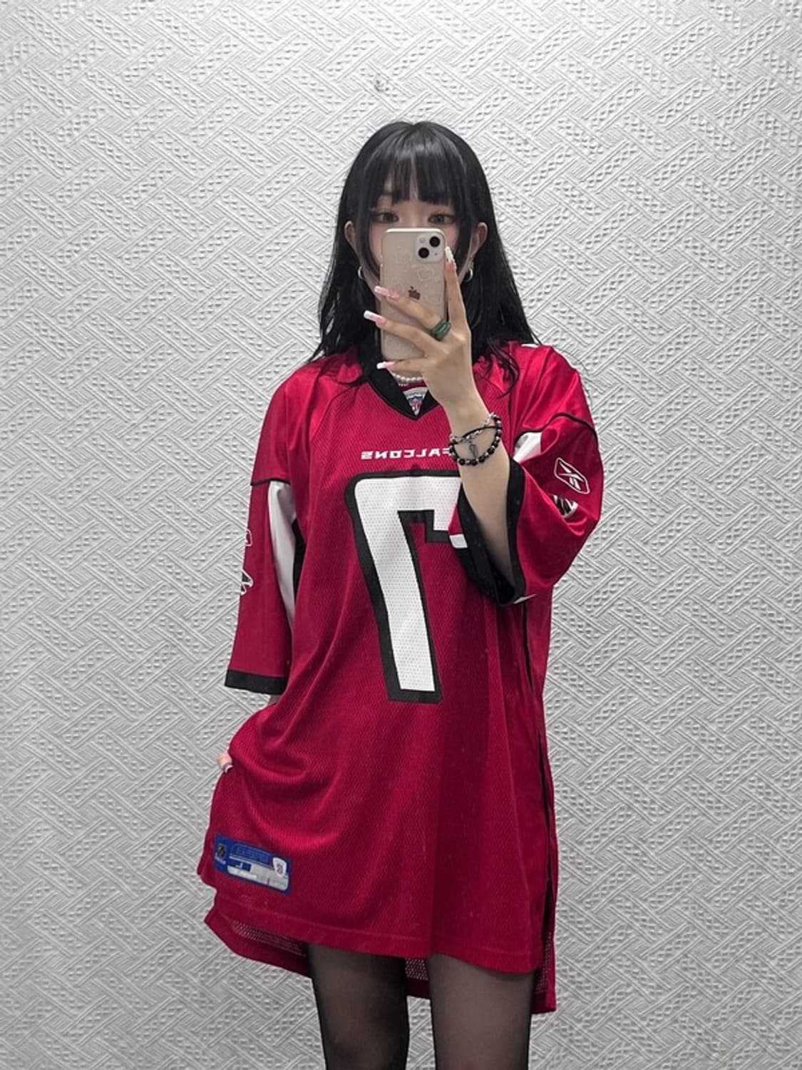 리복 NFL 애틀랜타 팔콘스 럭지 져지 유니폼 반팔티 L C12254 상품이미지1