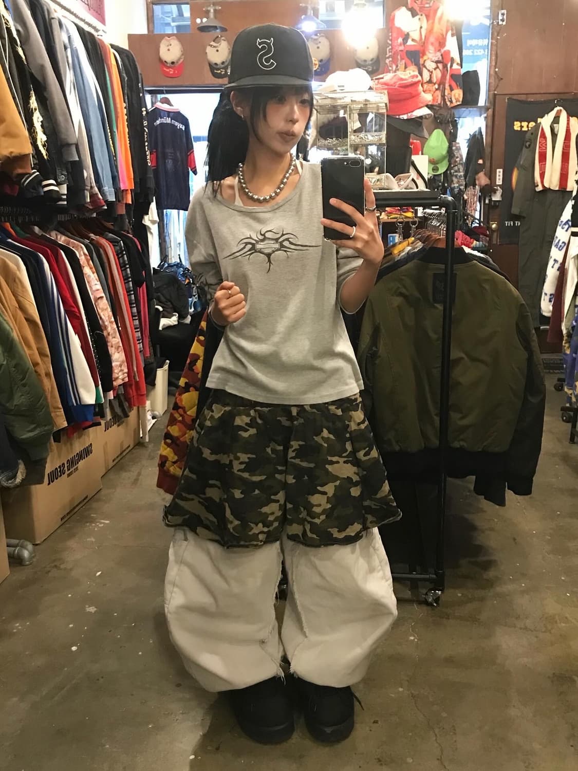 Harley-Davidson Half Long Sleeves 상품이미지3