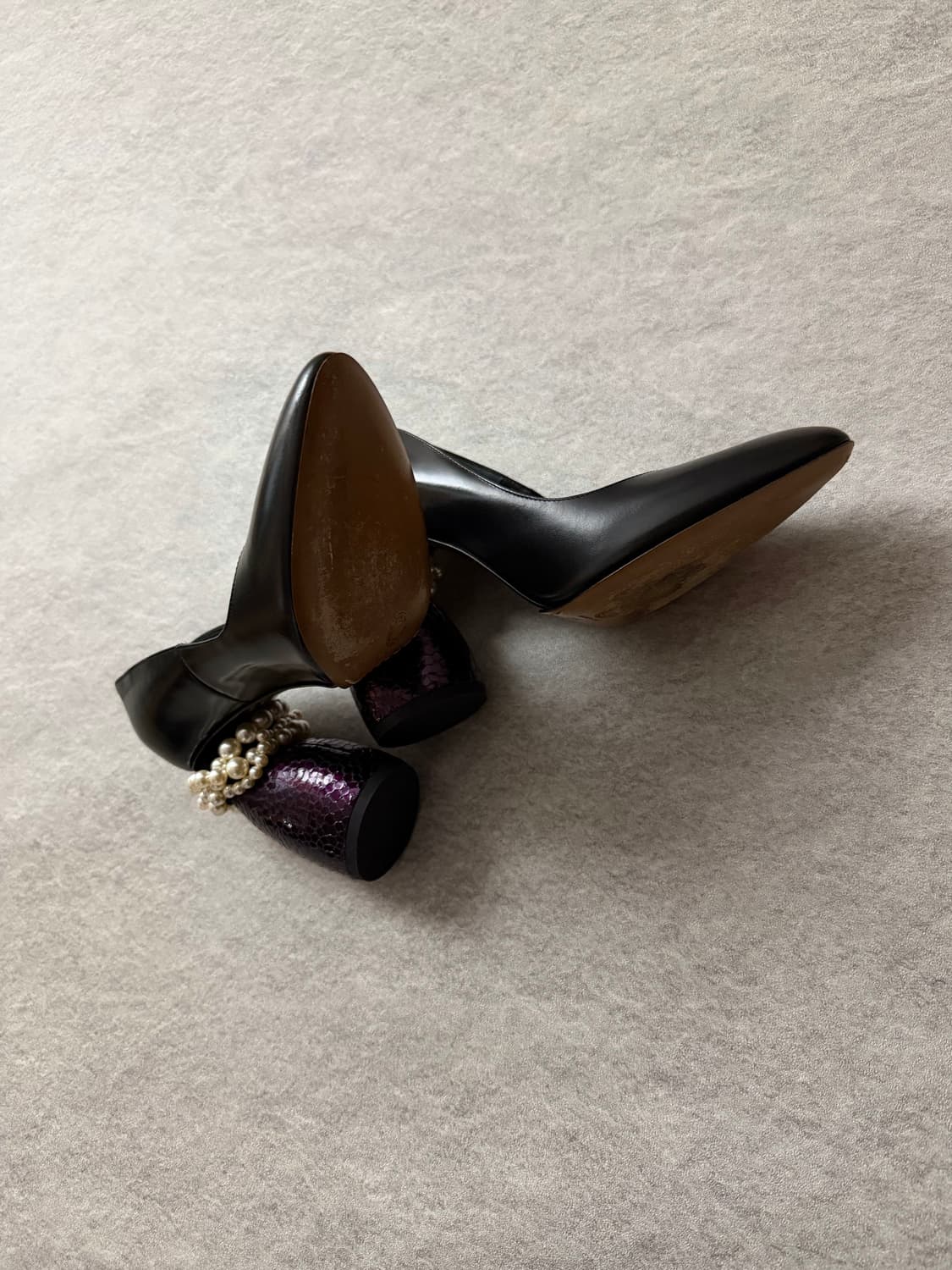 드리스반노튼 진주 펌프스힐 상품이미지7