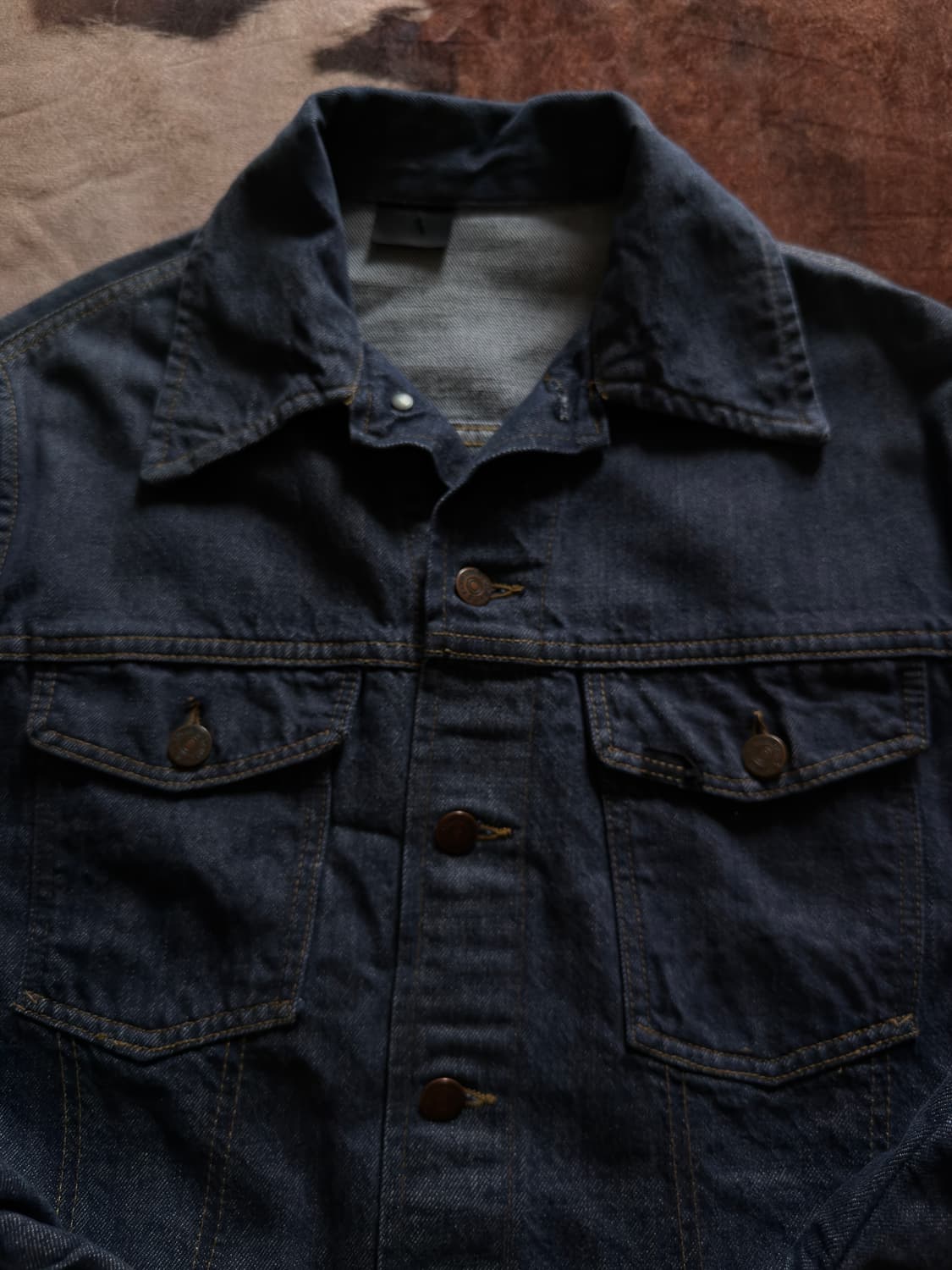 70s Sears Roebucks Selvedge Denim Jacket 상품이미지4