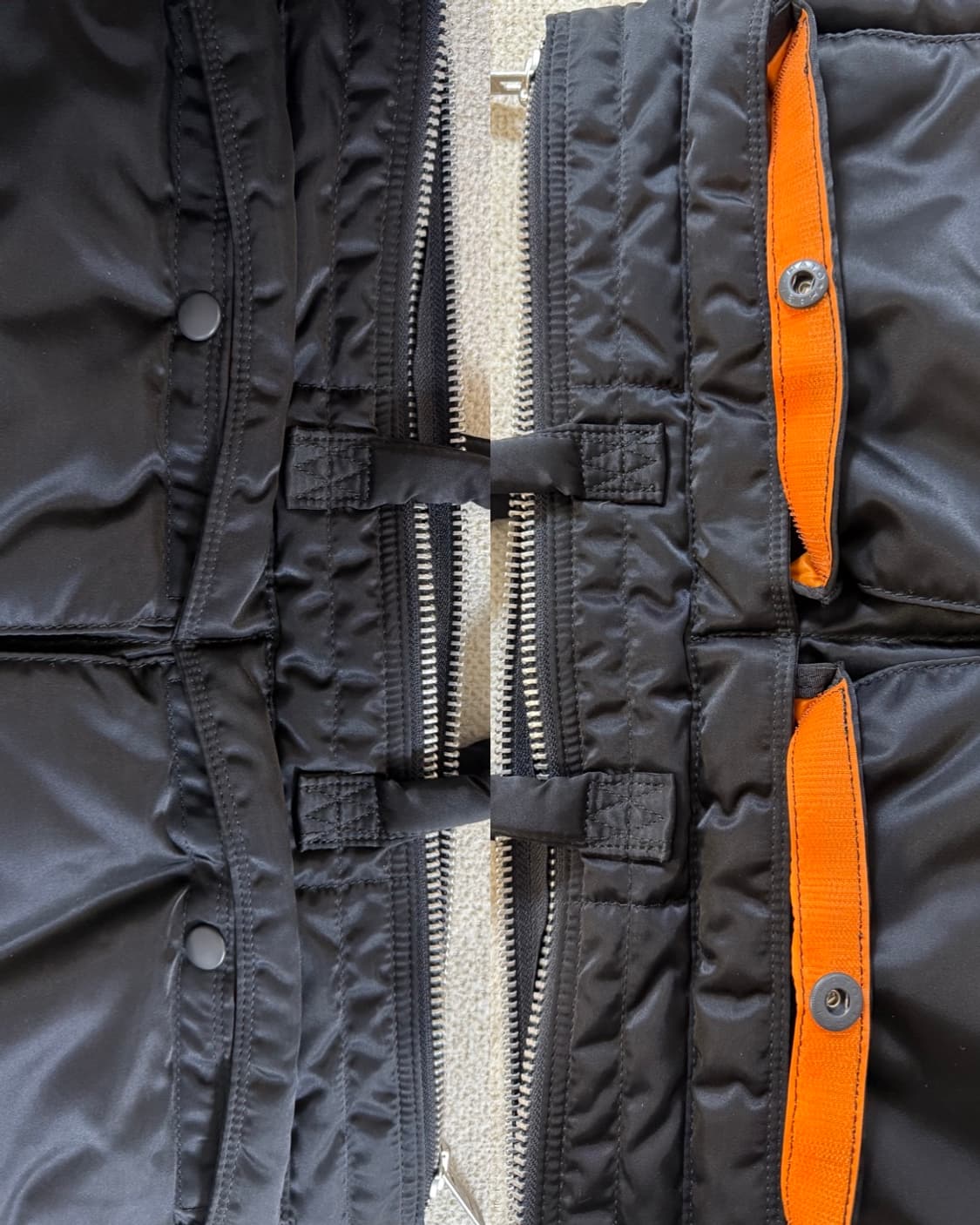 (미사용급) PORTER 포터 탱커 숏 헬멧백 L 블랙 서류가방 상품이미지4