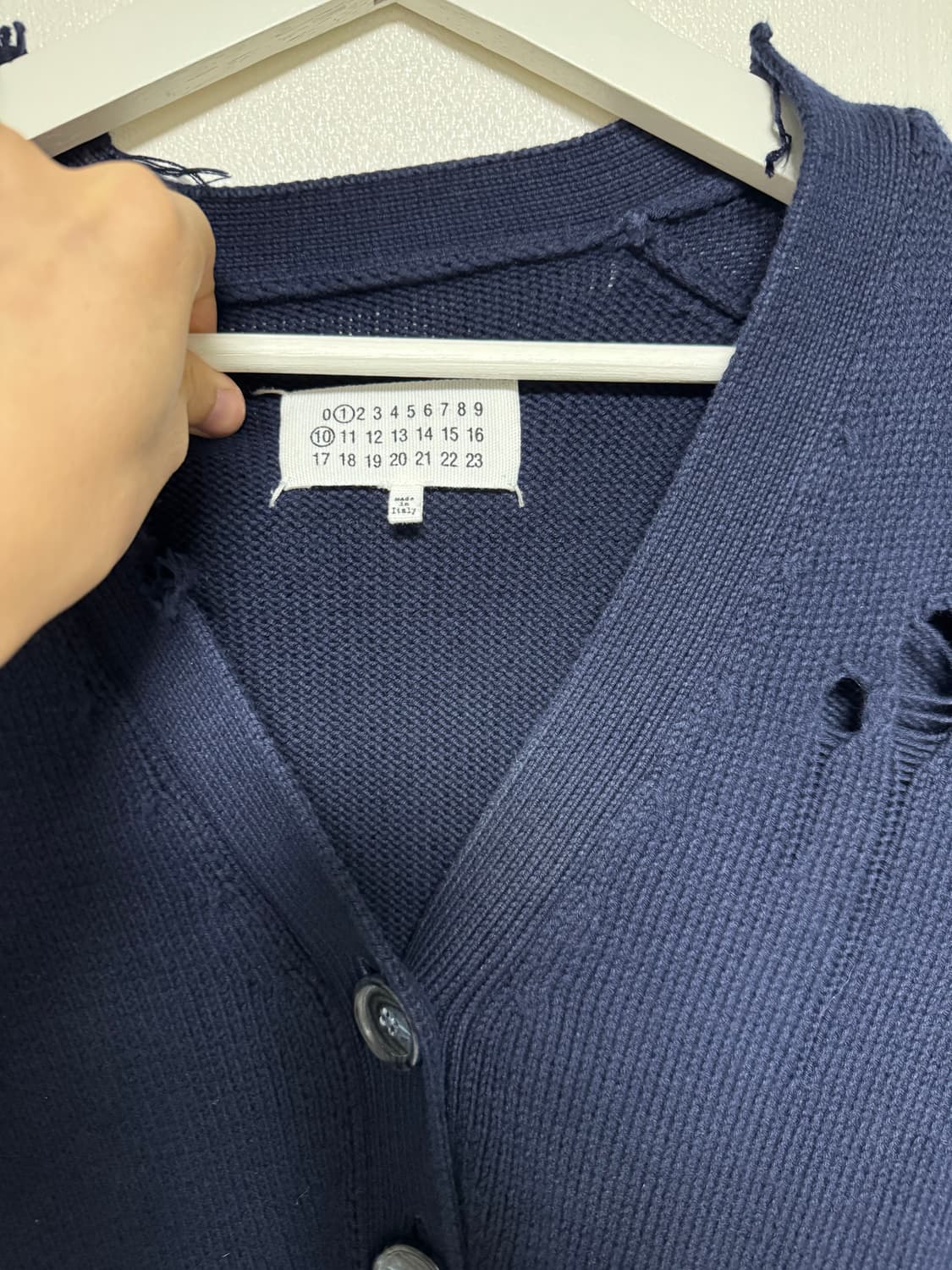 마르지엘라 디스트레스 가디건 상품이미지8