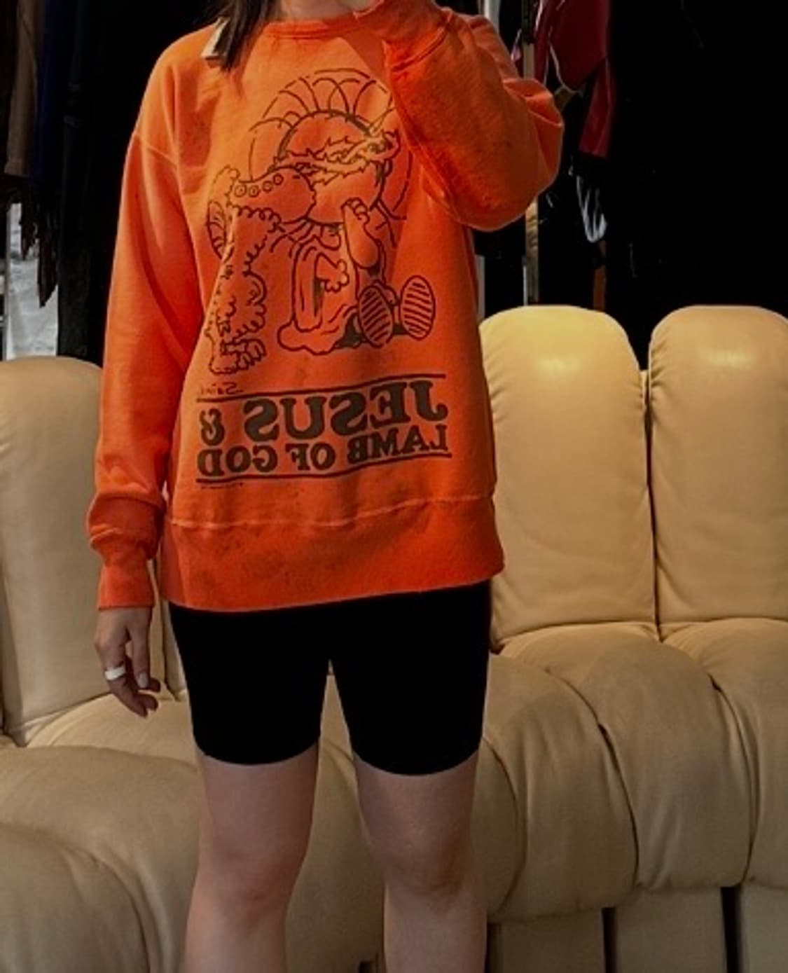 세인트미카엘 맨투맨 스몰 새상품 상품이미지1