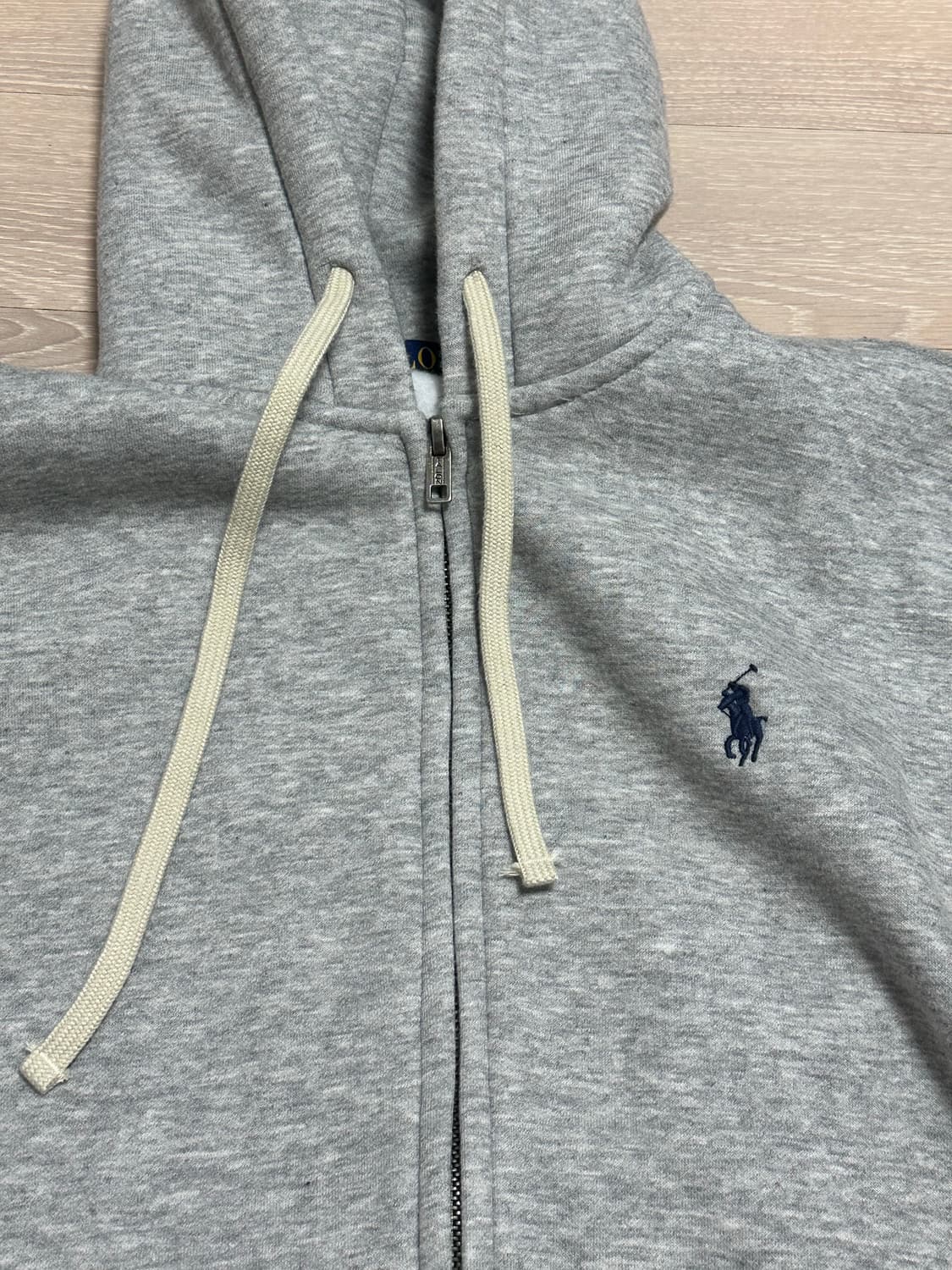 폴로 후드집업 그레이 S 상품이미지2