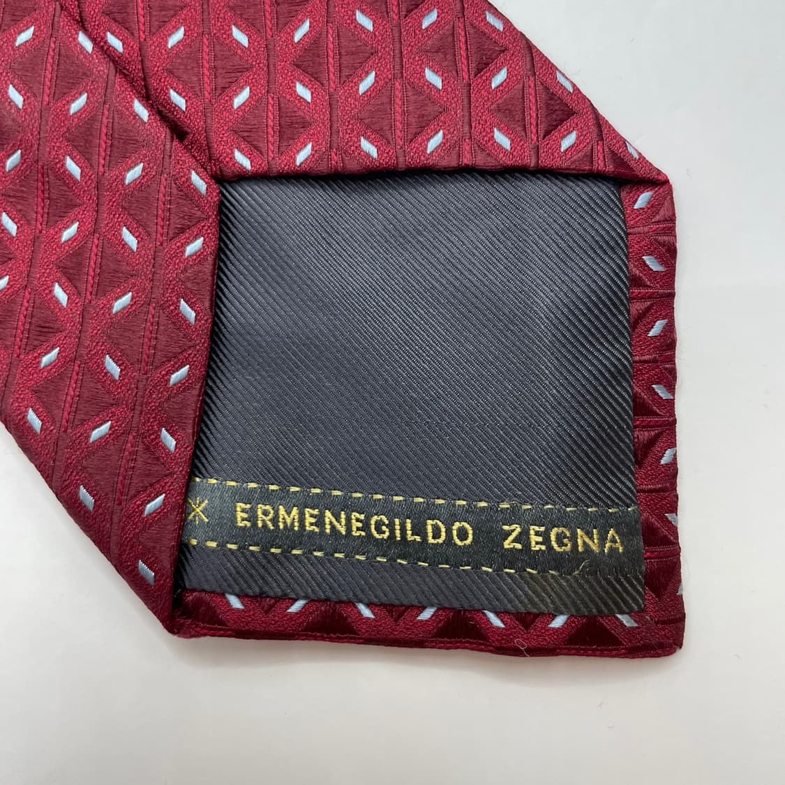 401) (Ermenegildo zegna) 에르메네질도제냐 패턴 넥타이 상품이미지5