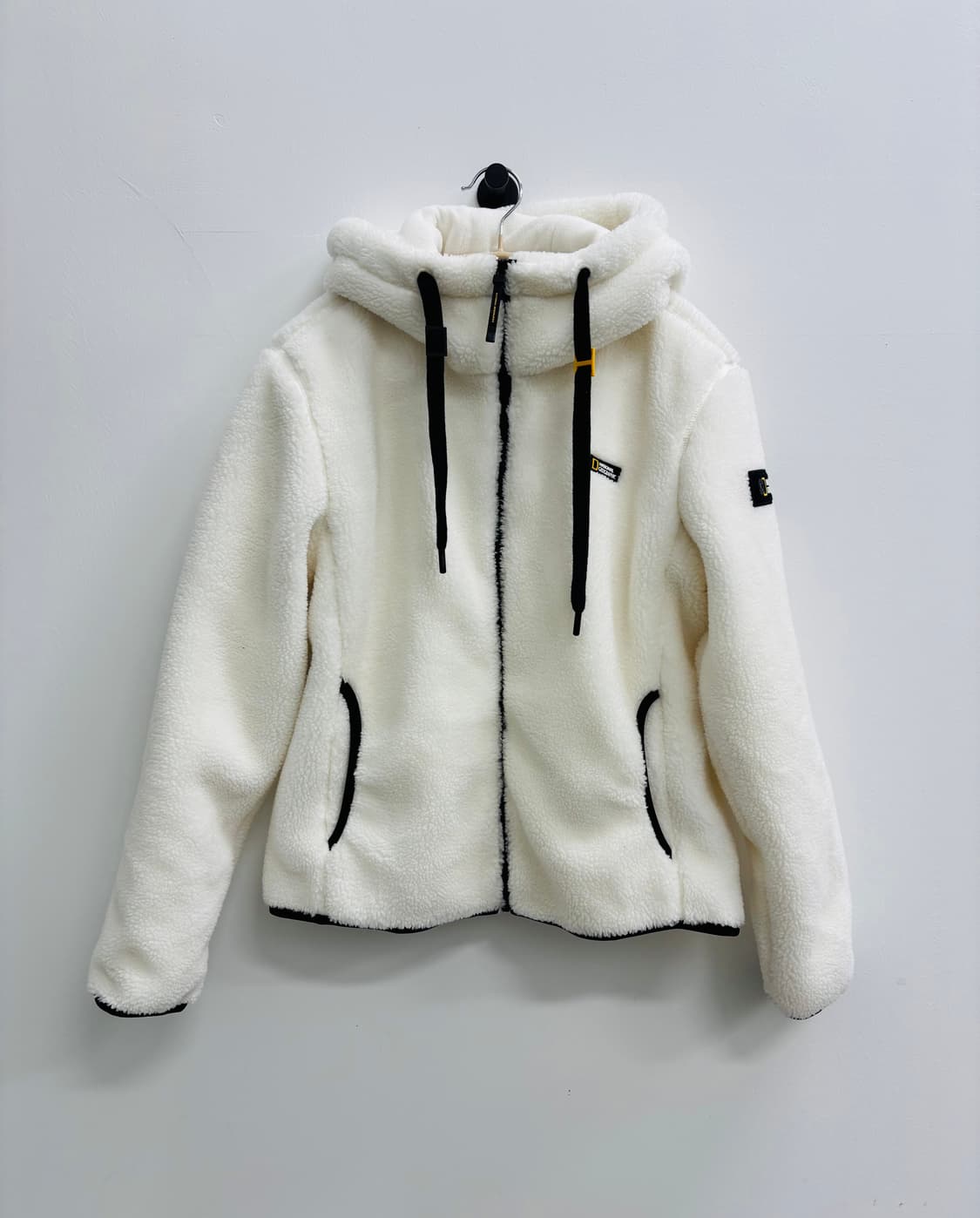 네셔널지오그래픽 뽀글이 플리스 후드 자켓 상품이미지1