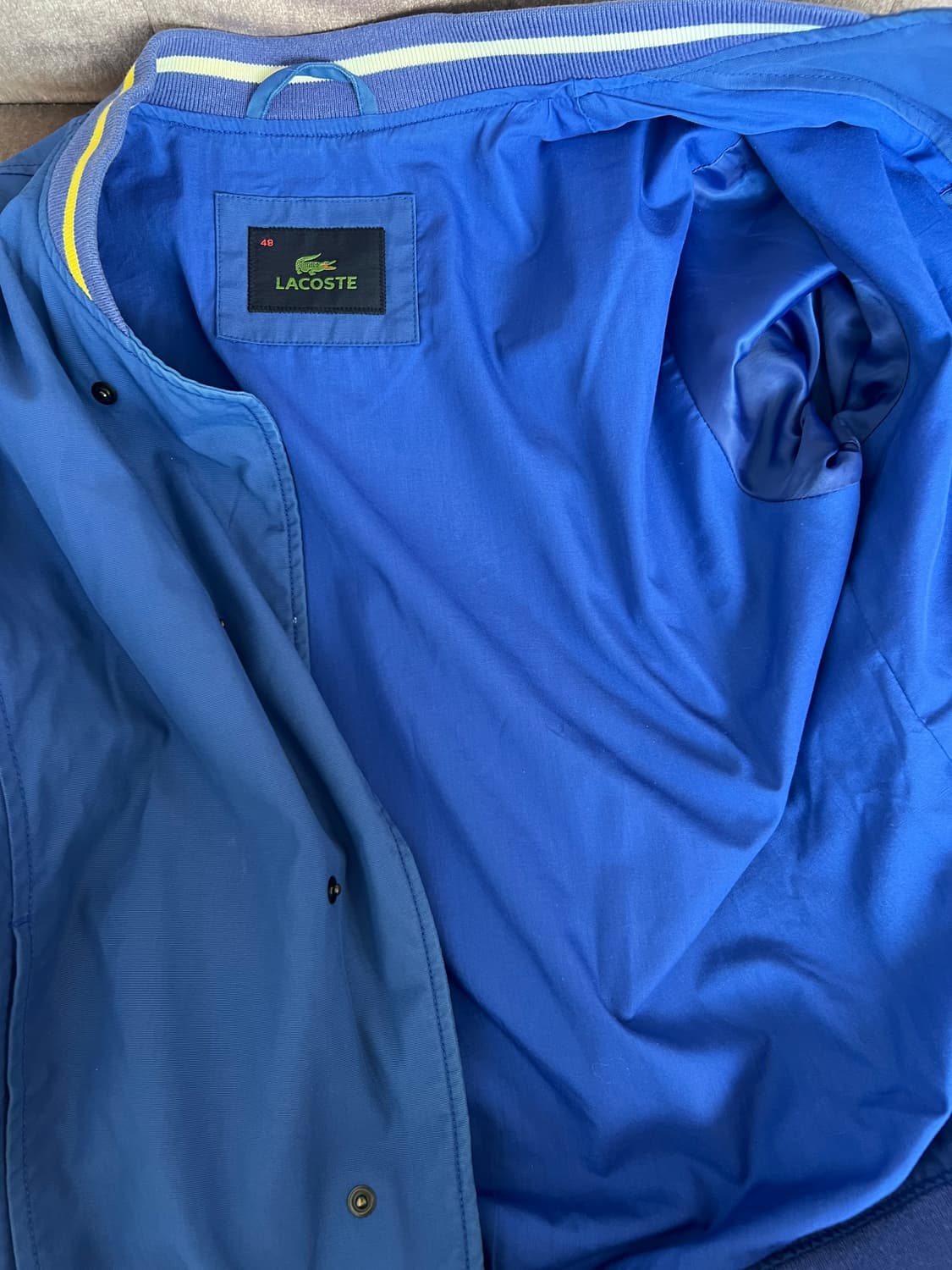 라코스테 남성 블루 코치자켓 블루종점퍼 상품이미지6