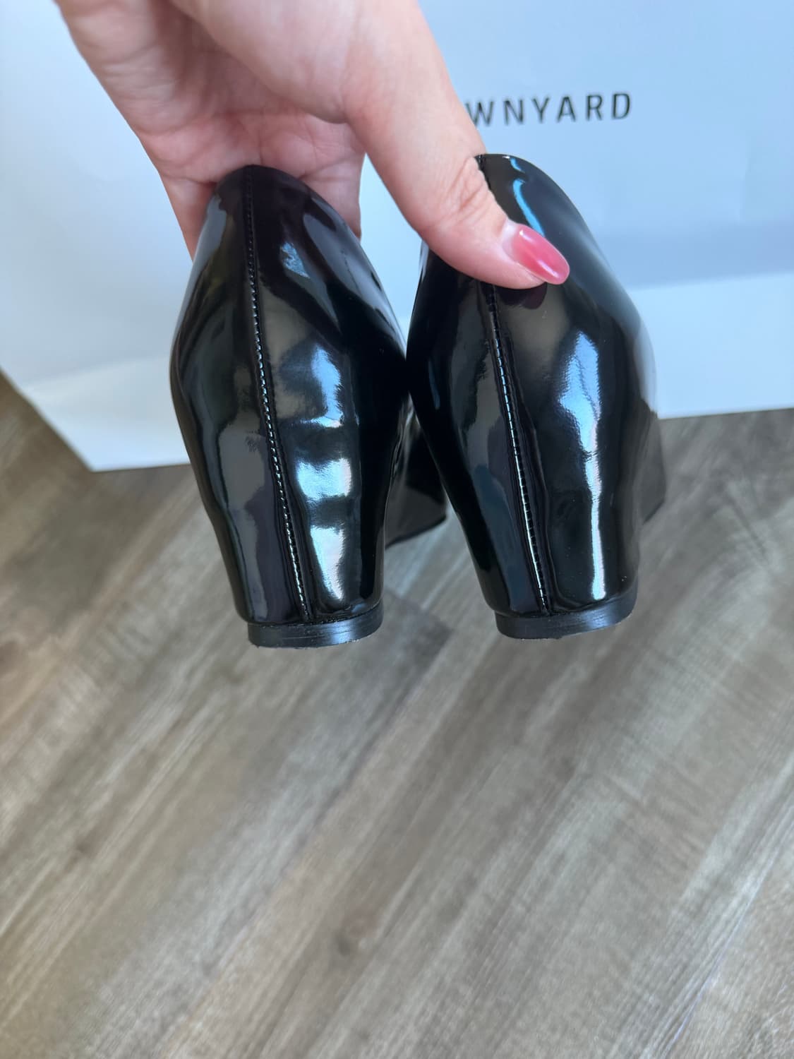 오소이 ANDY WEDGE BOX BLACK 240사이즈 상품이미지8
