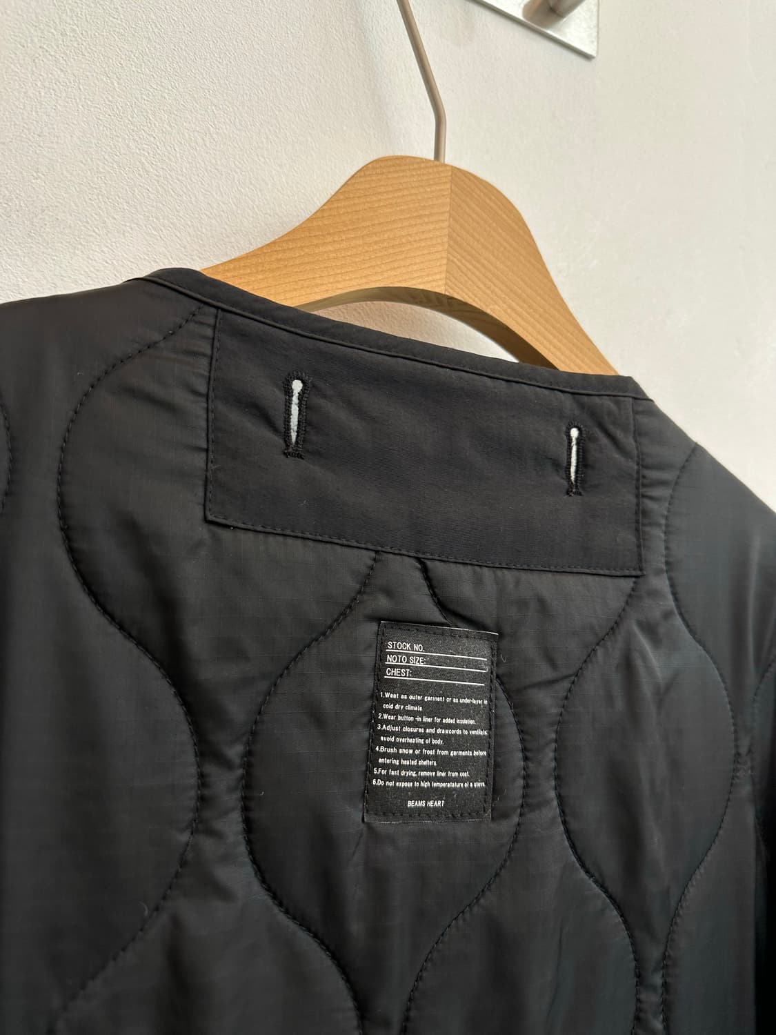 빔즈 M-65 개파카 피쉬테일 야상 모즈코트 라이너 내피 퀼팅 자켓 상품이미지9