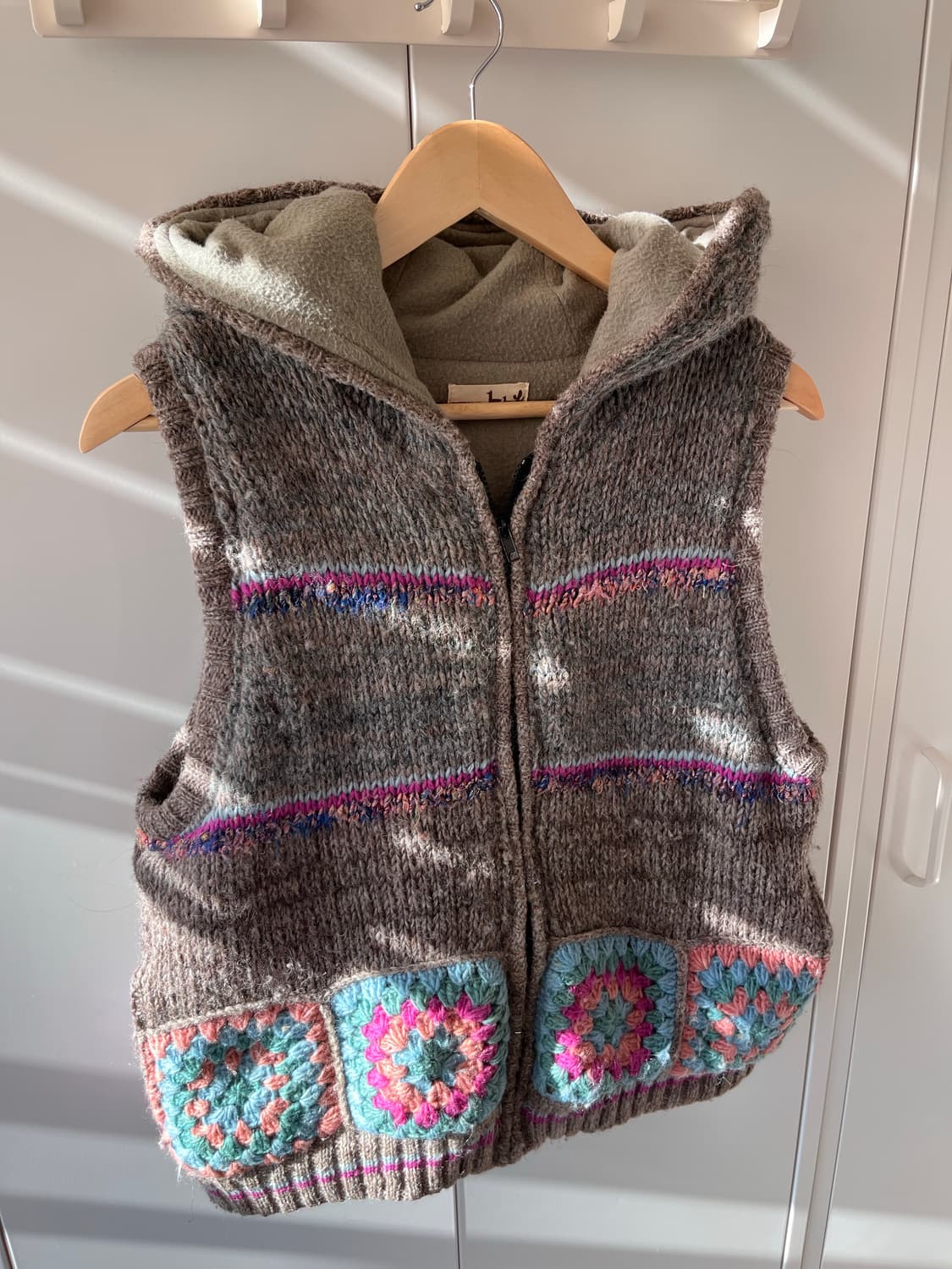 Titicaca 티티카카 모티브 니트 조끼 집업 상품이미지6