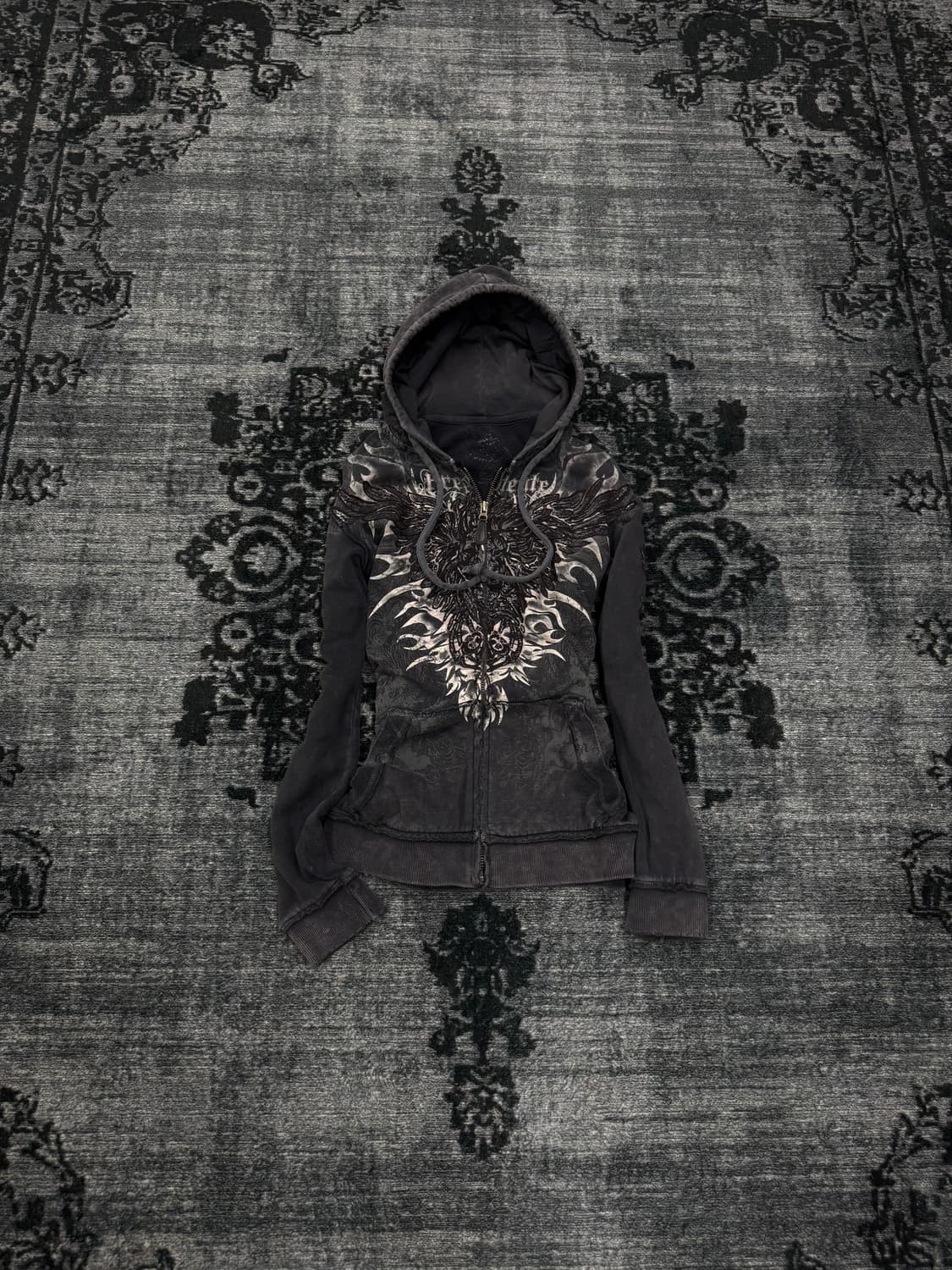 Prepotente 00s y2k washing hoodie 상품이미지1