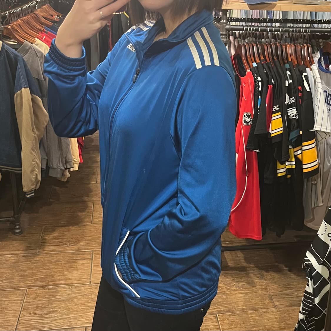 [HI] 아디다스 집업 블루 상품이미지4