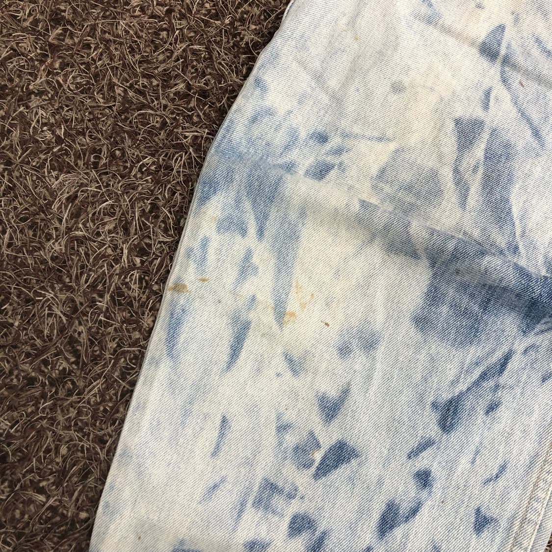 게스 90s USA 타이다이 블리치 워싱 데님 팬츠  상품이미지3