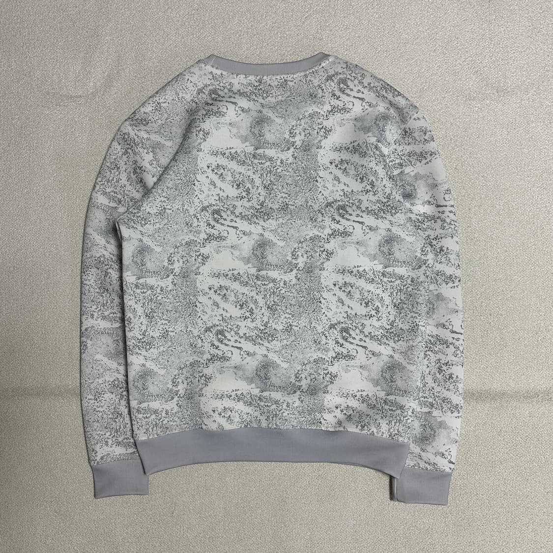 플랙 패턴 프린팅 맨투맨 상품이미지3