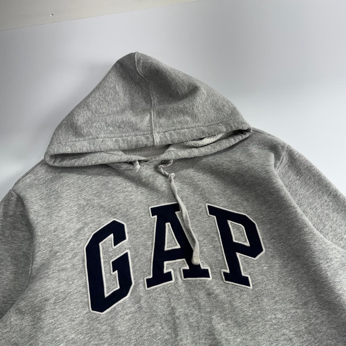 Gap 갭 네이비 로고 그레이 후드티 상품이미지4