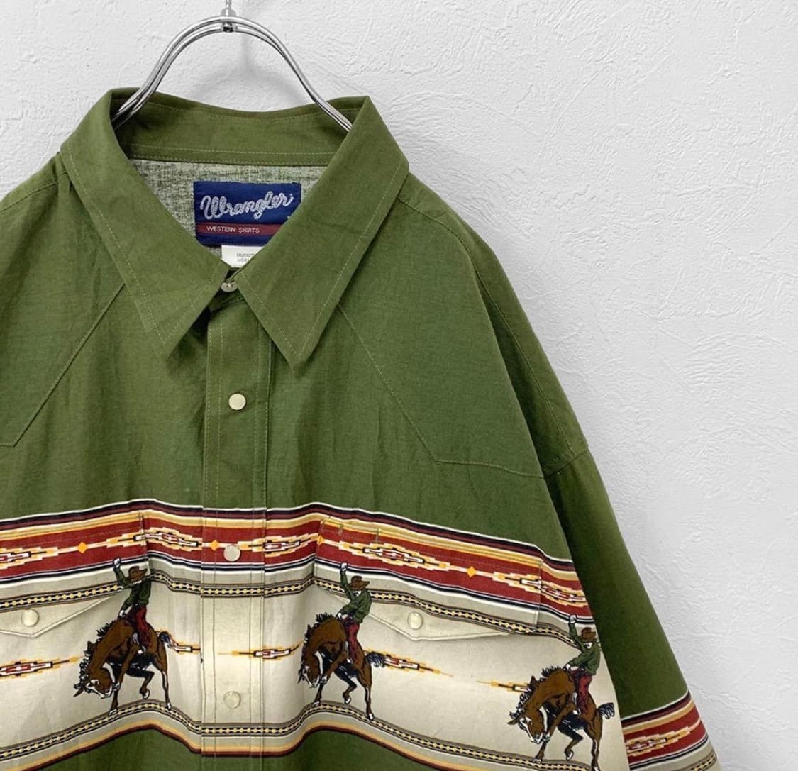 랭글러 카우보이 웨스턴 셔츠XXL 상품이미지2