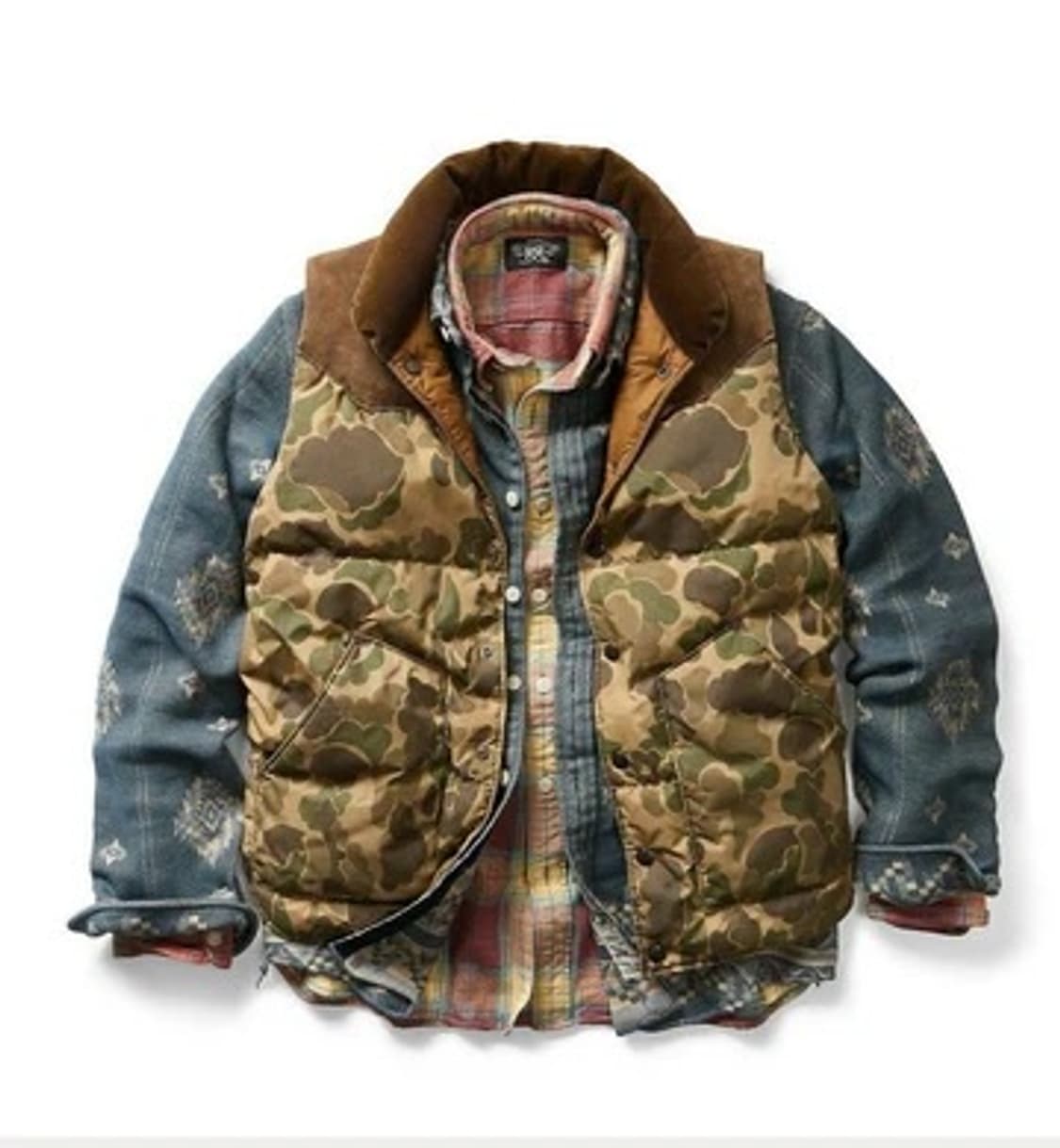 더블알엘 요크레더 카모 베스트 상품이미지4