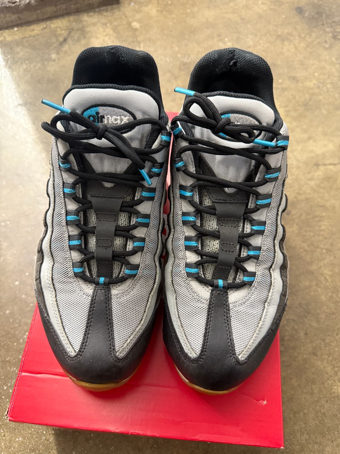 나이키 에어맥스 95 그레이/블루 US11 상품이미지2