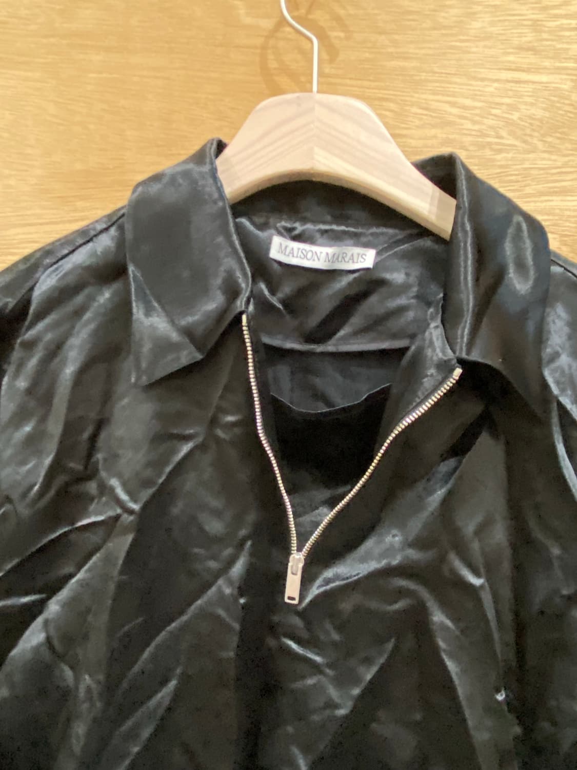 메종 마레 블랙 반집업 36사이즈 상품이미지3
