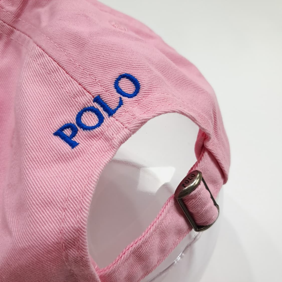 폴로 랄프로렌 핑크 로얄블루 자수 볼캡 모자 상품이미지6