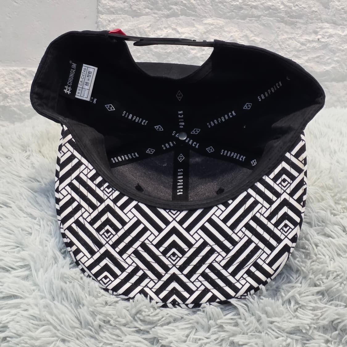 L5-1:HHGR 메탈 로고 블랙 스냅백(56-60) 상품이미지6