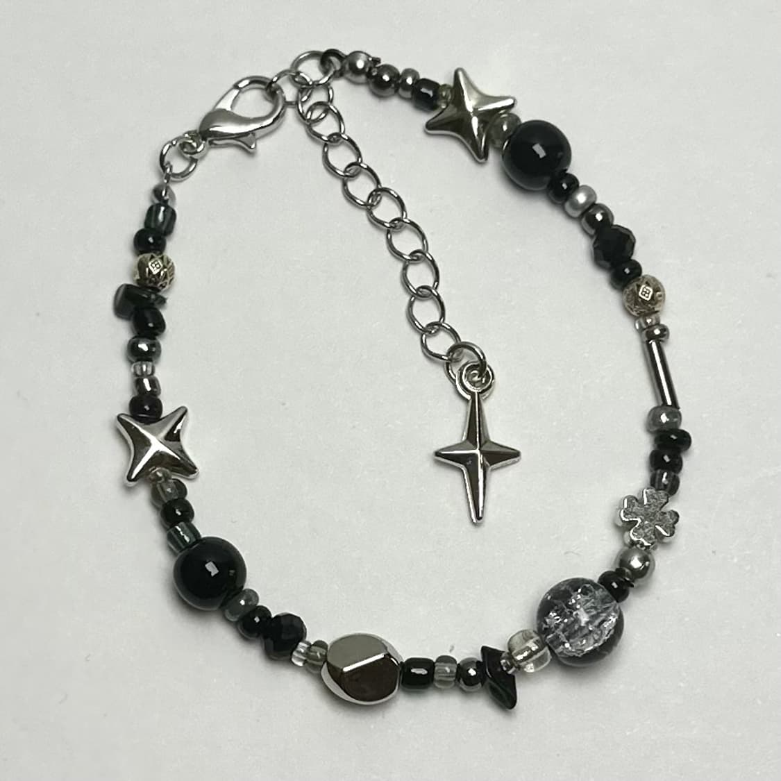 핸드메이드 비즈 팔찌 Blak Stone 036 상품이미지3