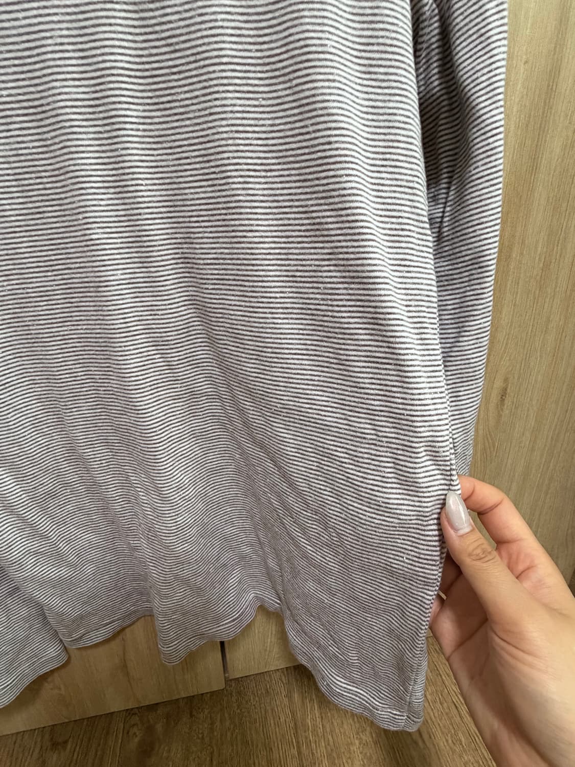 모리걸 스트라이프 롱슬리브 하구미 스즈코 상품이미지4