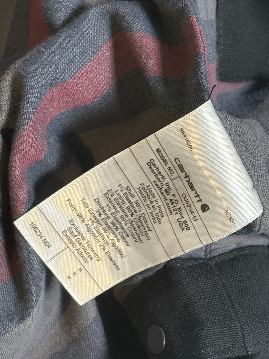 칼하트 디트로이트 워크 자켓 M 상품이미지3